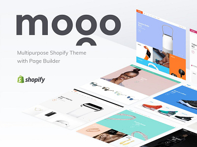 Mogo - Fastest Shopify Theme app branding design elements flat shopify shopify theme ui ux web website