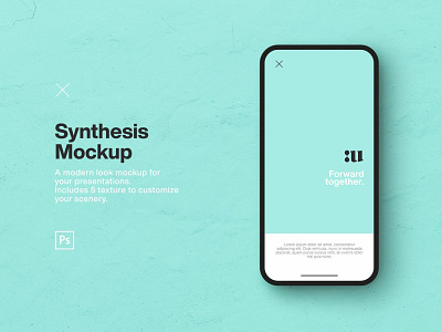 Synthesis - Smartphone Mockup branding design iphone mockup mockup mockup design mockup psd smartphone mockup