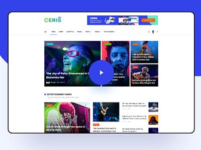 Ceris - Magazine & Blog WordPress Theme