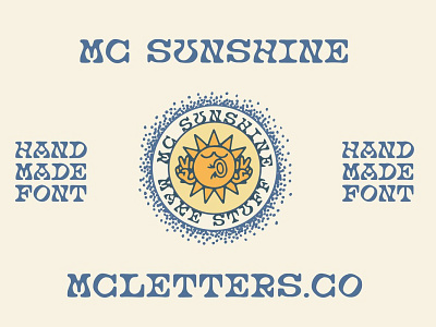 MC Sunshine New font typeface