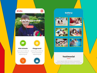 Kids - Multipurpose Mobile Template