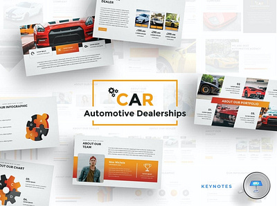 Car Dealerships Keynote Template branding design google slides landing page presentation web web design website