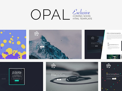 OPAL - Exclusive Coming Soon Template