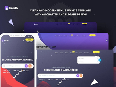 Bredh - Multipurpose Web Hosting with WHMCS Template