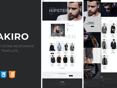 Jakiro | Multi Store Responsive HTML Template blog business theme theme design web design website wordpress wordpress theme