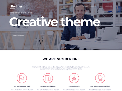 BERLINER - Creative Wordpress Theme