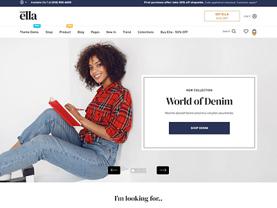 Ella - In Vogue Shopify eCommerce Theme