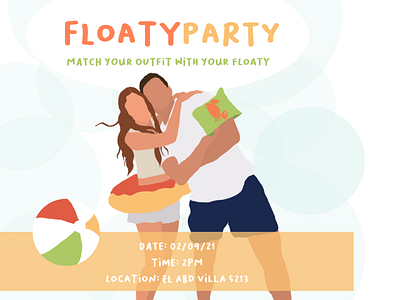 Personalized Party Invitation digital art illustration illustrator image invitaion photoshop wedding invitation
