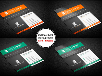 Business Card Mockup and Template