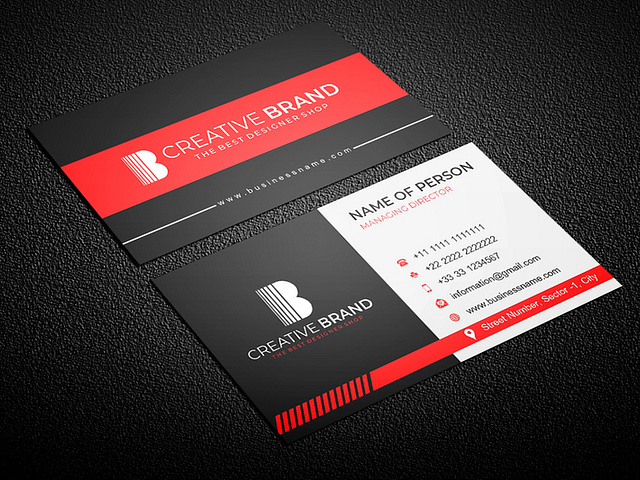 Business Card Mockup and Template by Suchita on Dribbble