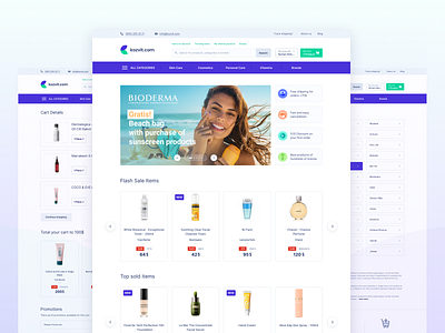 Cosmetics E-Commerce Platform 2020 2020 trends clean cosmetics covid 19 creative design e commerce ecommerce ecommerce design ecommerce shop minimal personalcare shopping skincare ui ux vitamins web design webdesign