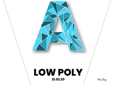 Low poly design illustration illustrator ionart7 logo ui vektor