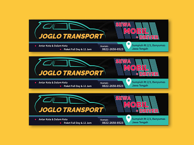 Banner Joglo Transport (Project) banner banner design design illustration illustrator indonesia ionart7 poster