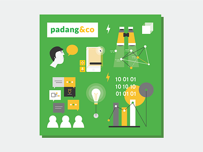 Marketing Week - Padang & Co app cocreation data hackathon ideas illustration innovation pitching prototype scouting tech