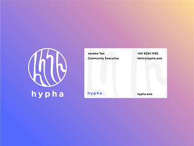 Hypha Branding agritech branding community hypha logo namecards people roots tech