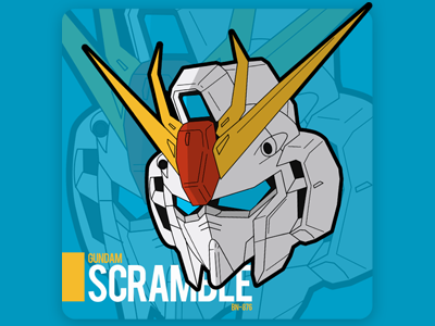 Gundam Scramble gundam head scramble vector