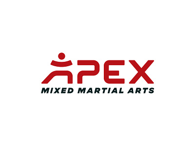 Apex - A MMA School logo design.