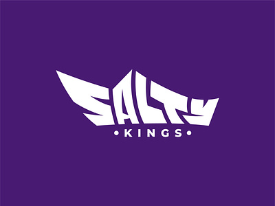 Salty king logo concept