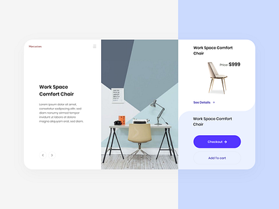 Furniture Websites Header Exploration branding clean dashboard design minimal typography ui ux web website