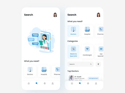 Medical Mobile App -Search