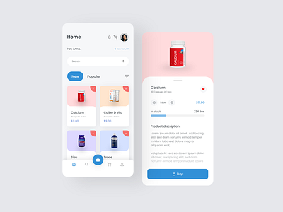 Medicine Delivery App app appui cards clean delivery design dribbble ecommerce medicine minimal typography ui ux web