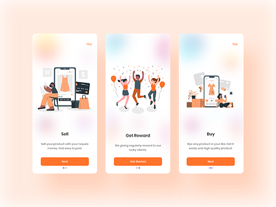 On Boarding E-commerce mobile app