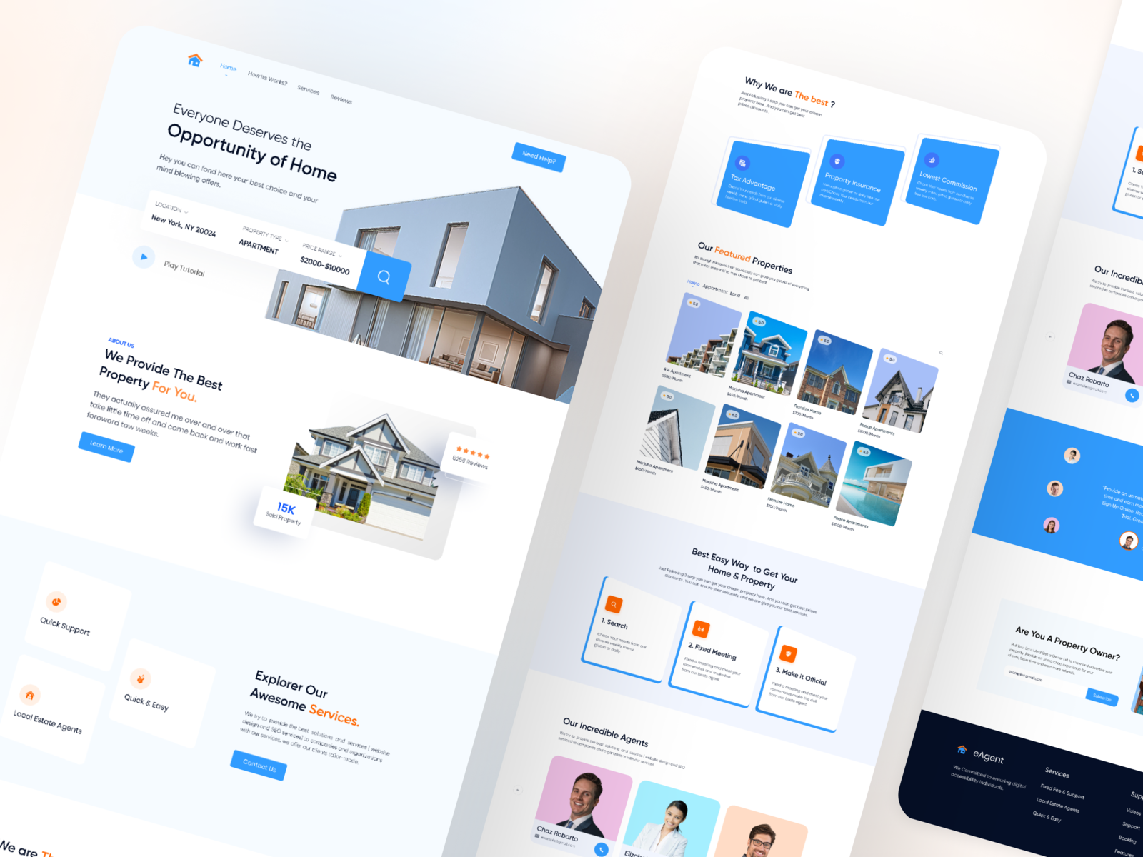 eagent-real-estate-landing-page-by-murad-hossain-on-dribbble