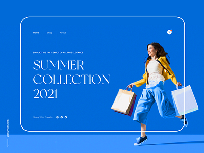 Fashion Header Exploration : E-commerce Website