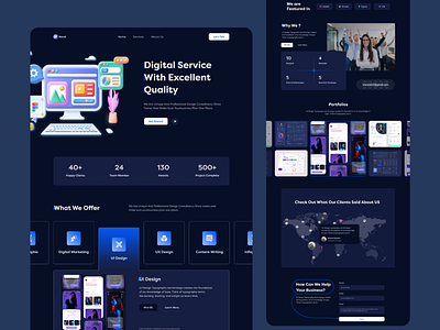 Digital Agency Landing Page