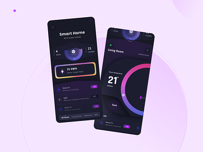 Smart Home Mobile App Concept