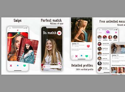 dating app ui dating app dating logo dating website mockup photoshop uimockup