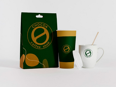 Chocoa coffee shop/ Branding packaging design branding branding packaging design coffee coffee cup coffee shop design illustration logo minimal packaging packaging design paper bag