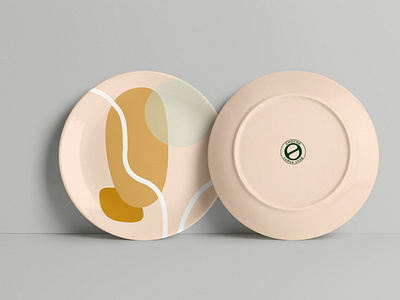 Brandig packaging design/Chocoa coffee shop/plate