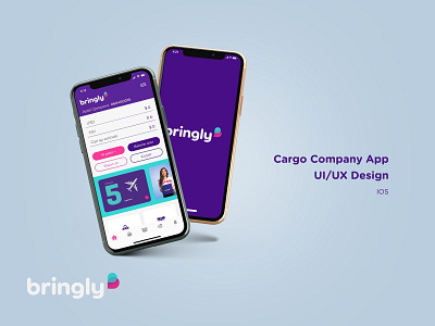 Bringly Mobile App Design app app design application branding cargo design ui ux