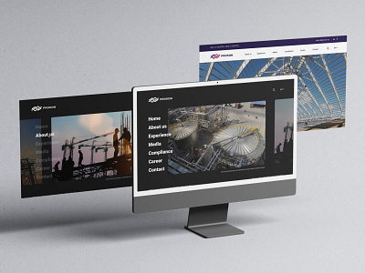 Prokon / Website architecture clean construction design landing page layout minimalism prokon typography ui ux webdesign webpage website