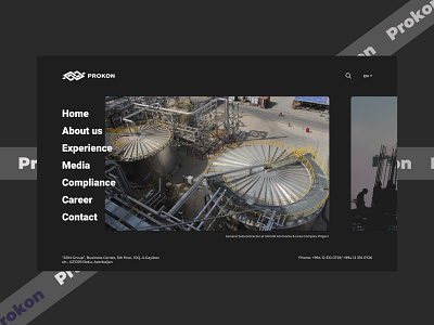 Prokon | Website app architecture branding construction design desktop graphic design identity logo minimal simple typography ui uiux ux web web design website