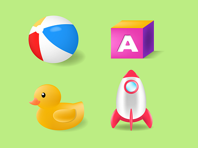 Toys Mesh Vector