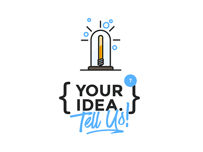 Your idea bulb icon idea