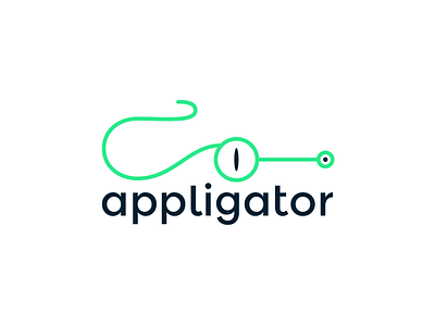 Appligator - Logo & UX alligator app crocodile design interface logo ux vector vectors