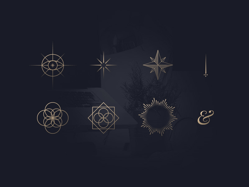 Abstract icons by Sébastien Navizet on Dribbble