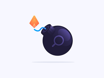 Impactful Ux Tips algolia bomb explosion flame illustration impact tips ux vector