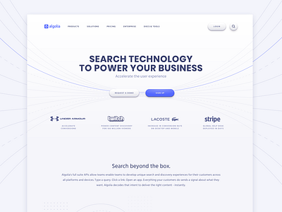 Algolia - New website