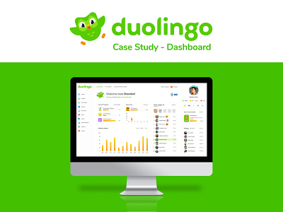 Duolingo - Dashboard case study dashboard design duolingo ui ux
