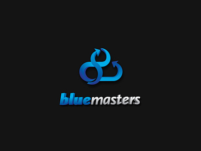 Blue Masters Logo Design