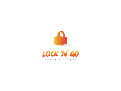Lock Logo Design creative designs graphicdesign key lock lockdown logo logodesign orange storage