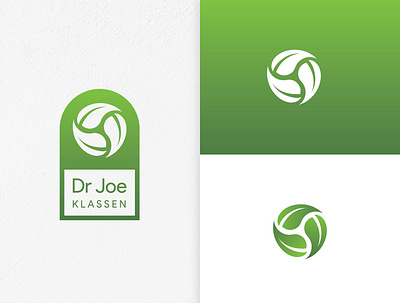 Dr Joe Leafs Circle Logo Design branding circle creative doctor dr green icon joe leaf leafs logo logodesign minimal vector vegetable