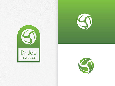 Dr Joe Leafs Circle Logo Design