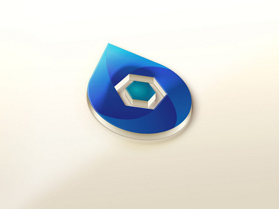 Water Drop Nano Tech Logo Design blue branding creative design drop icon logo logodesign minimal nano nanotechnology tech technology water