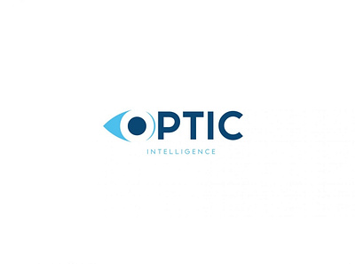 Optic O Eye Negative Logo Design branding creative design eye initial intelligence letter lettermark logo logodesign minimal negativespace optic typography
