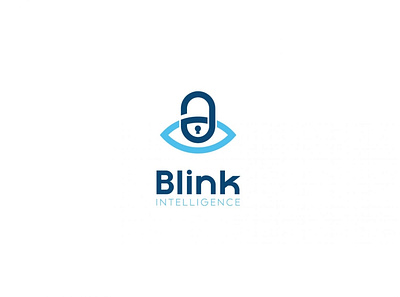 B Eye Lock Logo Design b letter blink blue branding creative design eye icon initial intelligence logo logodesign minimal typography